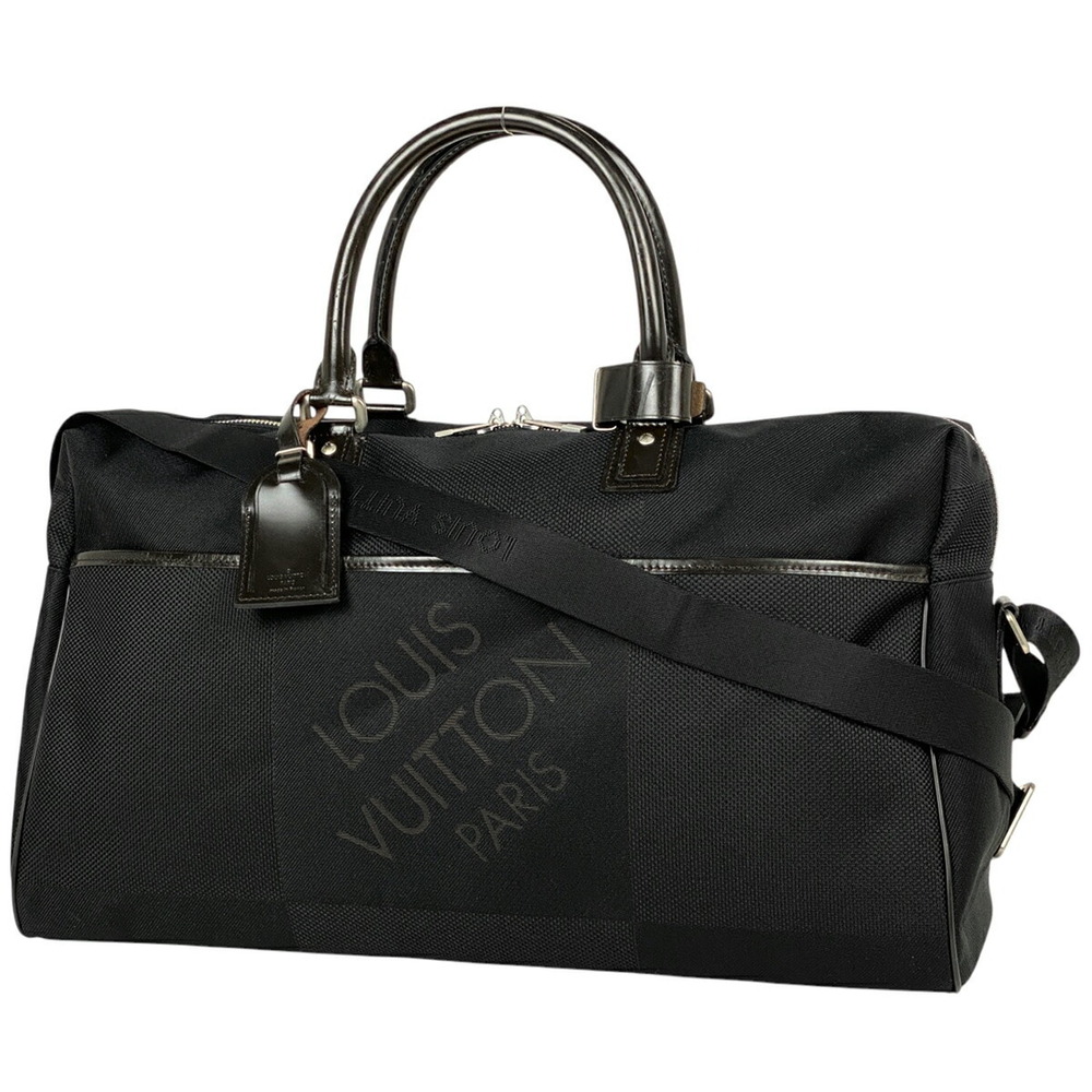 Louis Vuitton Albatross Shoulder Bag Boston Damier Geant Noir Black